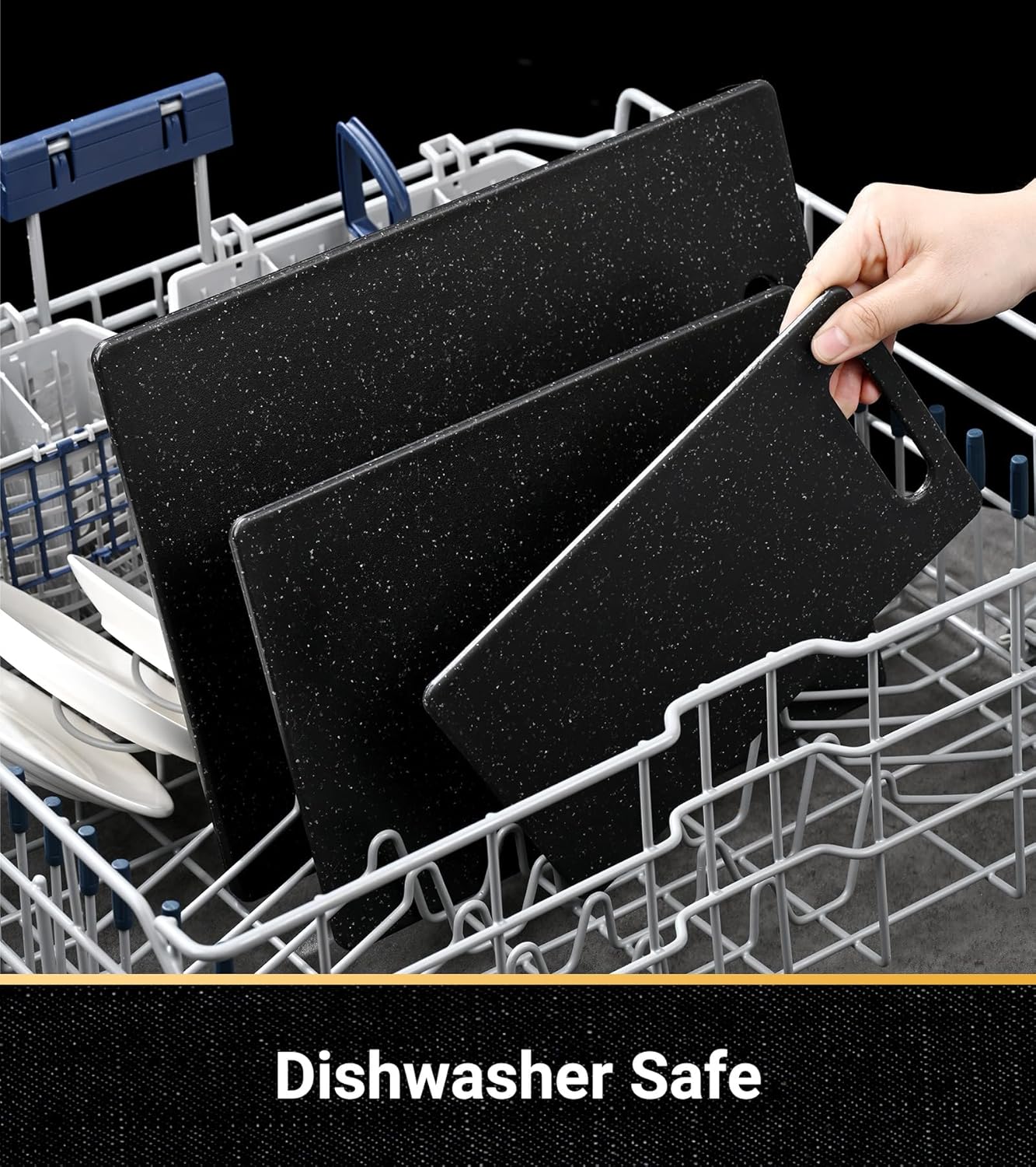 Hiorigin 3-Piece Cutting Mats Set Dishwasher Safe BPA-Free Reversible NEW