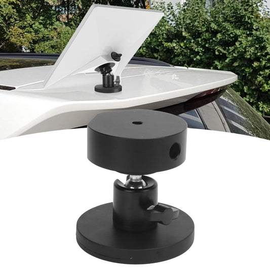Jiawu Adjustable Angle Car Roof Mount Mini Magnetic Dish Base Mounting NEW