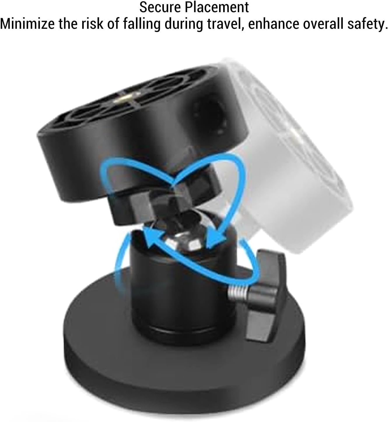 Jiawu Adjustable Angle Car Roof Mount Mini Magnetic Dish Base Mounting NEW