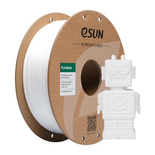 eSUN PLA 3D Printer Filament - Dimensional Accuracy White PLA 175 DEMO