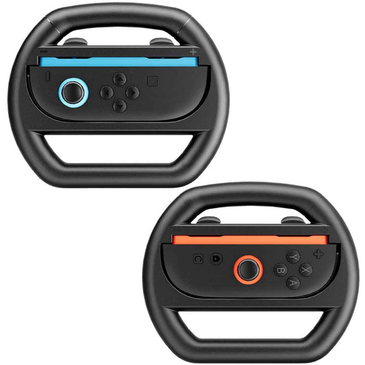 T Tersely Ergonomic Steering Wheel Grip for Nintendo Switch -2 Controllers NEW