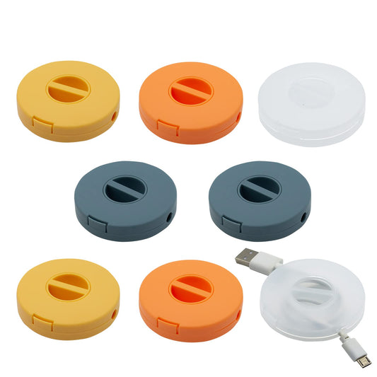 LIOUCBD 8-Pack Portable Cable Organizer Cord Winder Keeper Multicoloured NEW