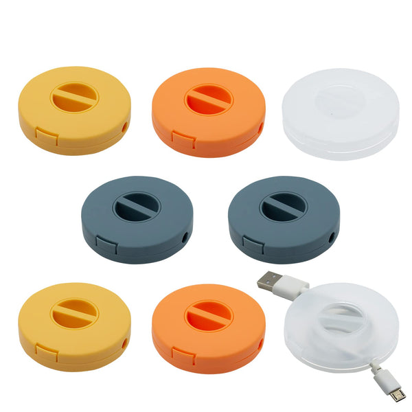 LIOUCBD 8-Pack Portable Cable Organizer Cord Winder Keeper Multicoloured NEW