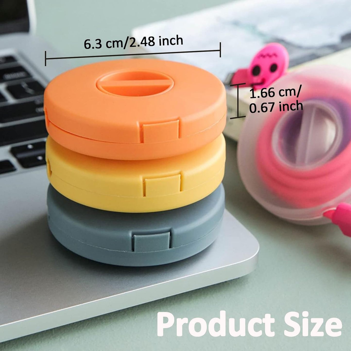 LIOUCBD 8-Pack Portable Cable Organizer Cord Winder Keeper Multicoloured NEW