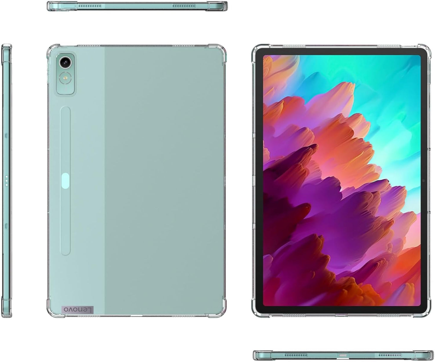 T Tersely Clear Slim Hybrid Protective Case Cover Lenovo Tab P12 12.7" NEW