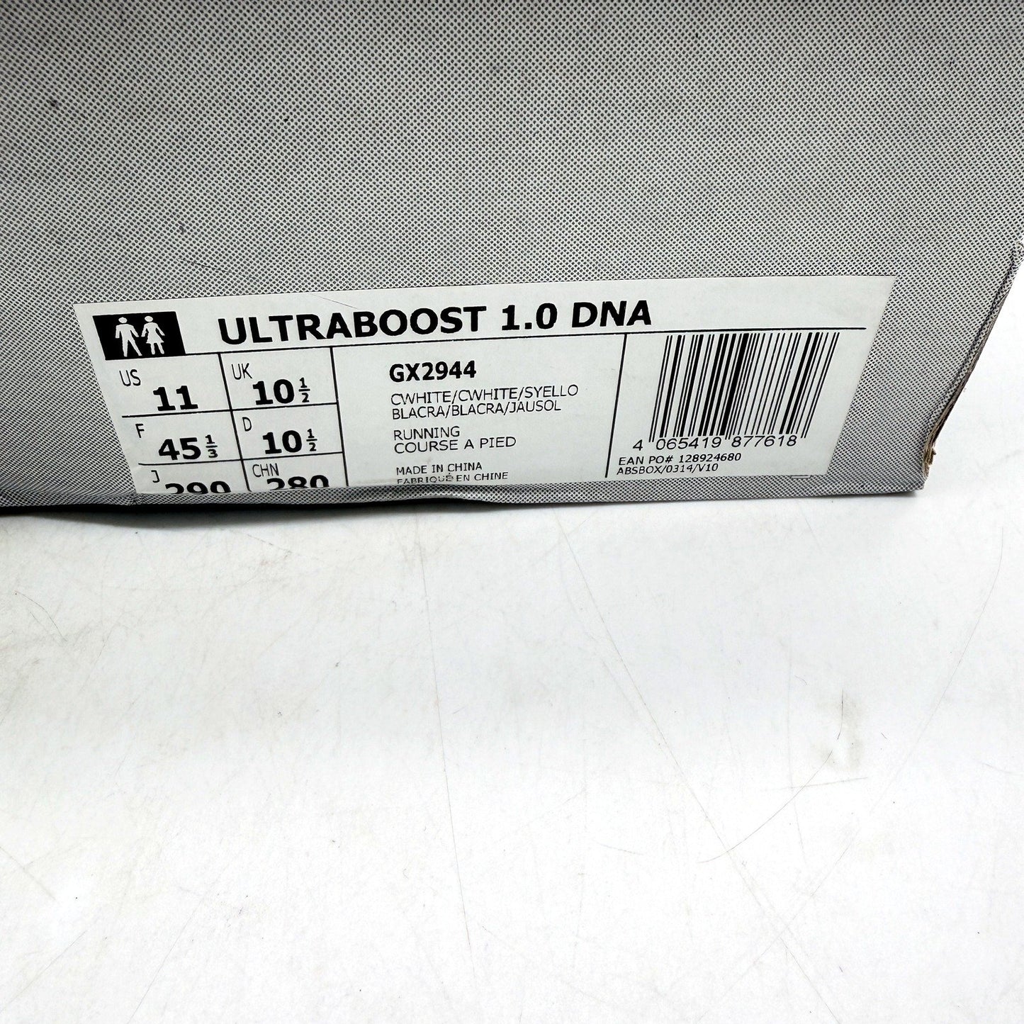 adidas Ultraboost 1.0 DNA Running Shoes White Multi Color Mens US 11 Demo