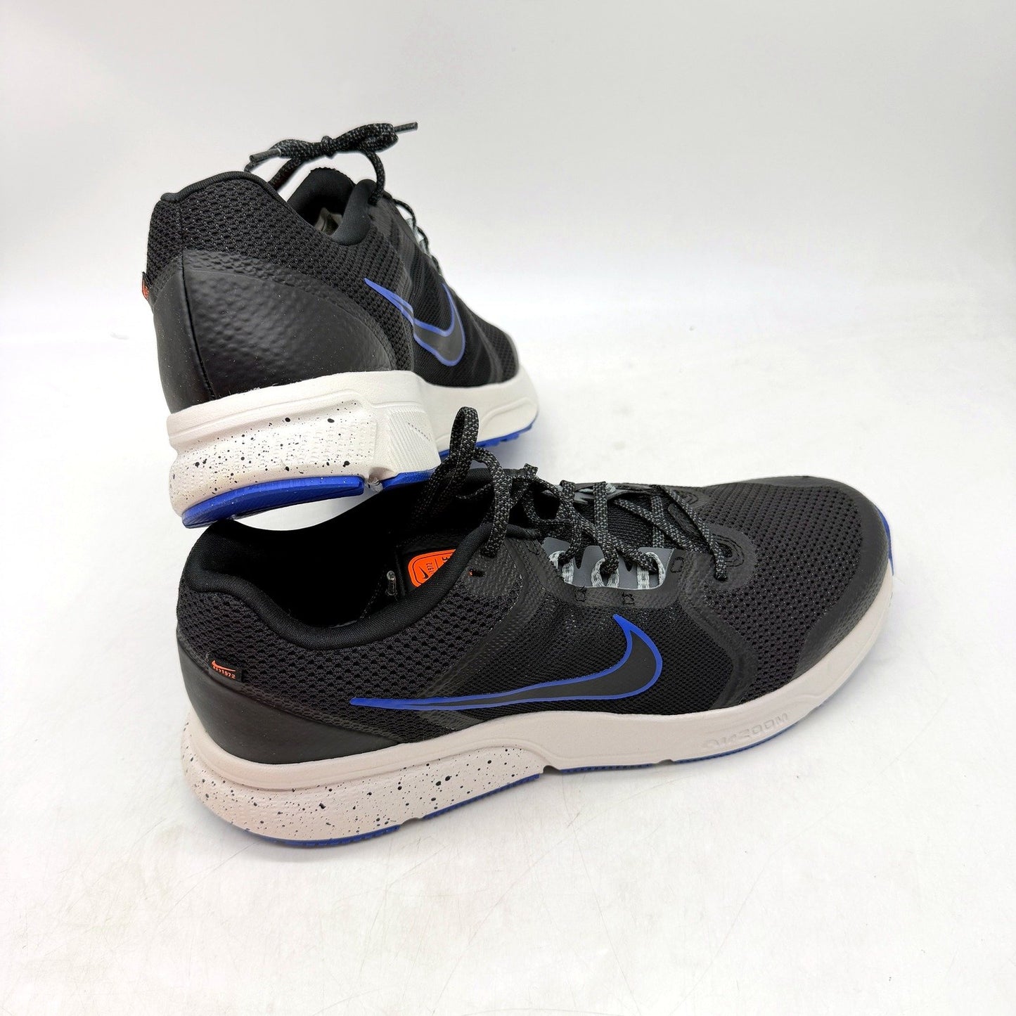 Nike Zoom Span 4 Black/Blue Running Sneaker Shoes Mens US 10 NEW