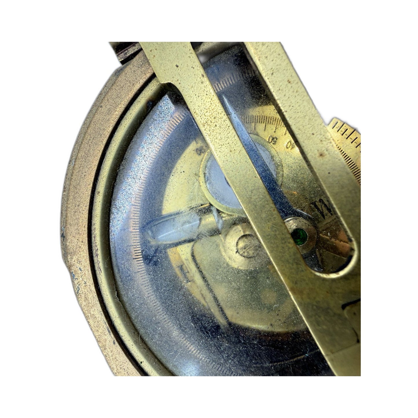 Natural Sine Vintage Heavy Brass Compass Navigation Tool Antique Style Replica