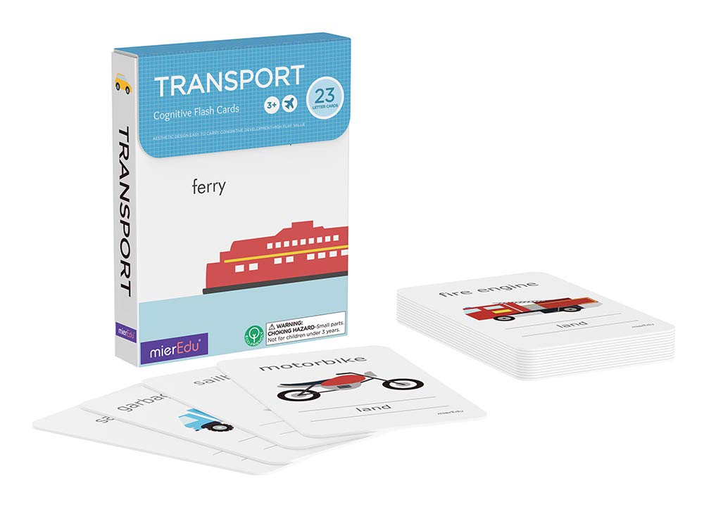 mierEdu One Size Cognitive Learning Flash Cards for Improved Memory FERRY NEW