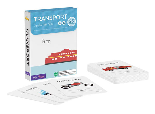 mierEdu One Size Cognitive Learning Flash Cards for Improved Memory FERRY NEW