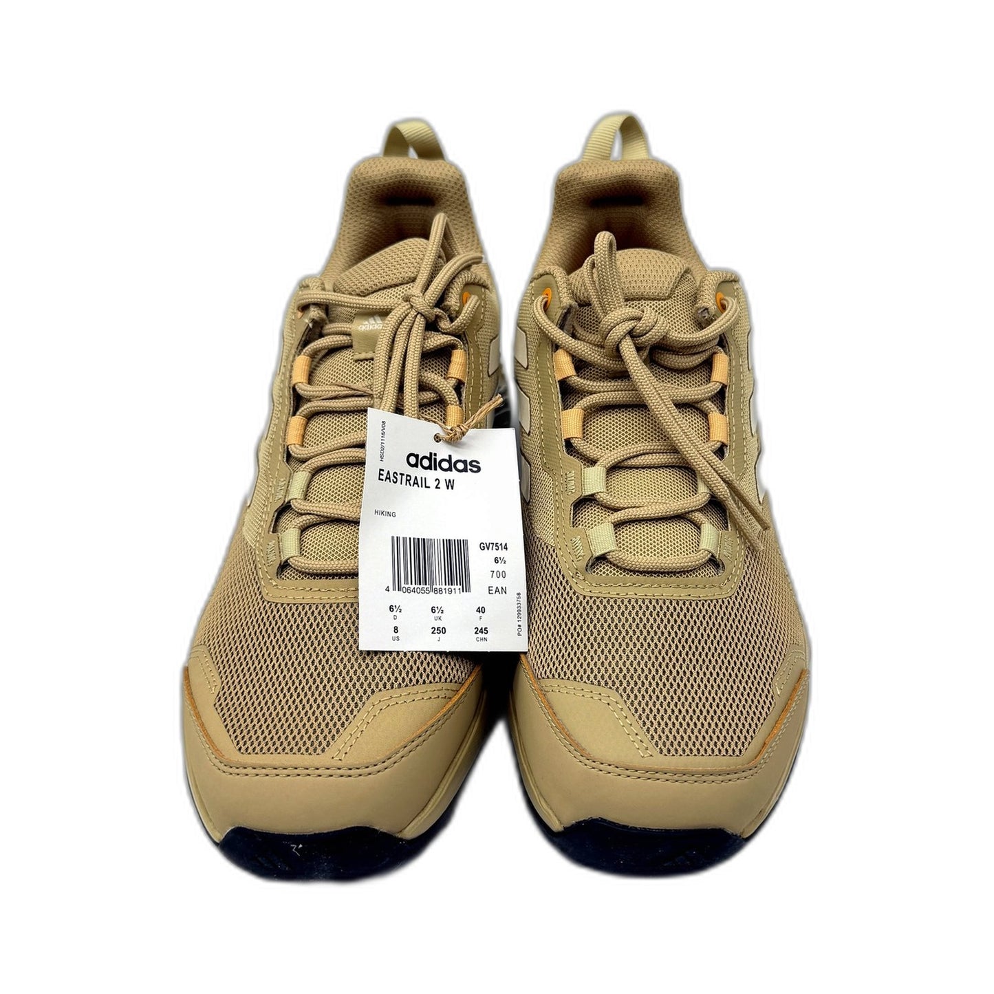 Adidas Easttrail 2 Hiking Shoes Tan Outdoor Trail Athletic Ladies Size US 8 NEW