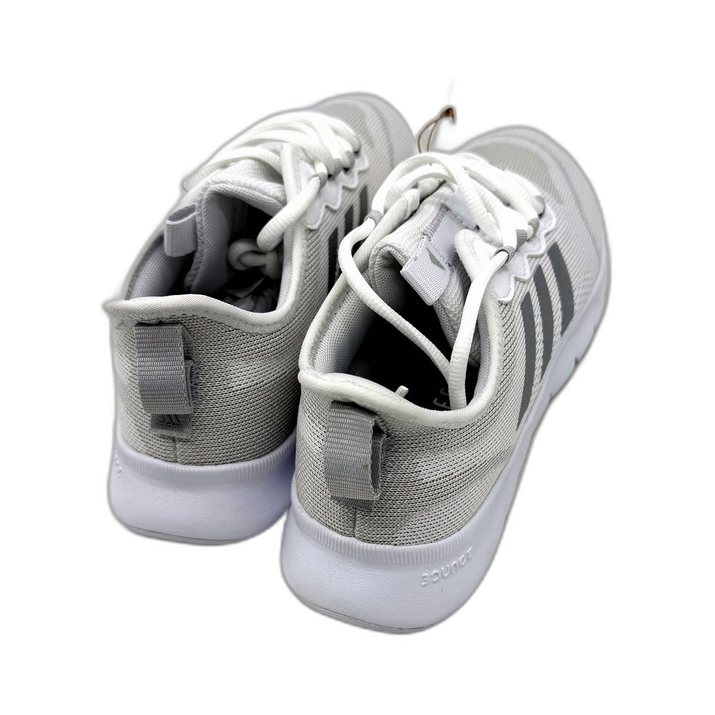 Adidas Womens Nario Move White & Grey Lightweight Running Shoes US 9 NEW