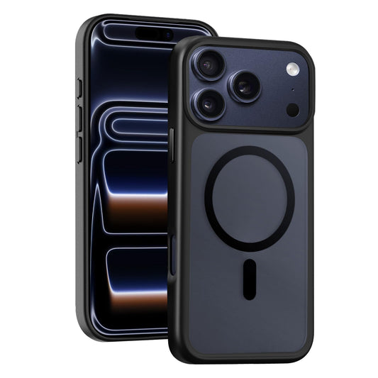 T Tersely Basic Magnetic Transparent Back Case for iPhone 17 Pro Matte Black NEW