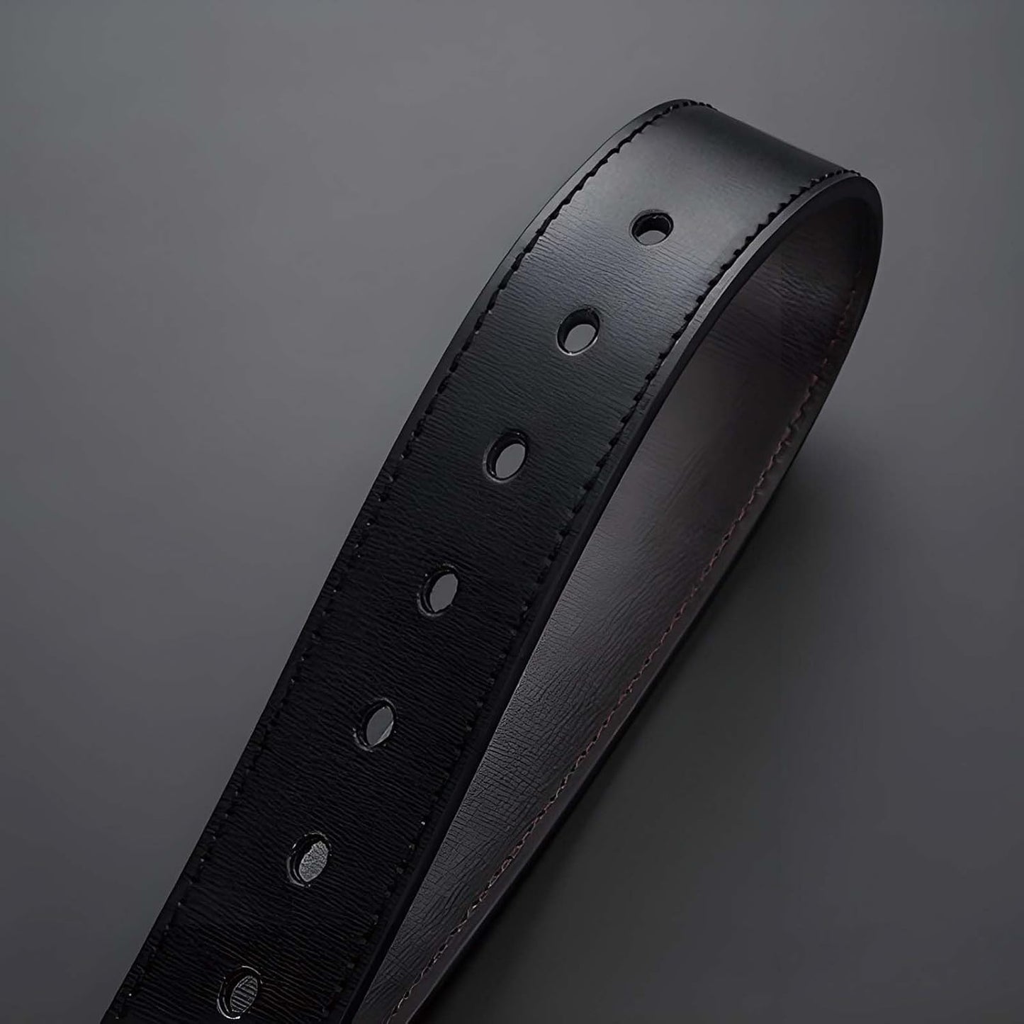 Byssie Casual Belts Leather Belt Adjustable Needle Buckle Classic Work BROWN NEW