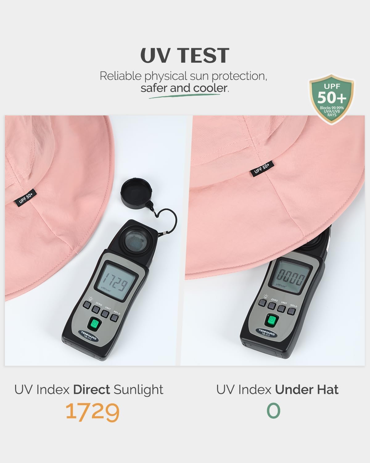 Creekstone Waterresist Bucket Hat UPF50+ Packable Sun Protection Pink OSFM NEW