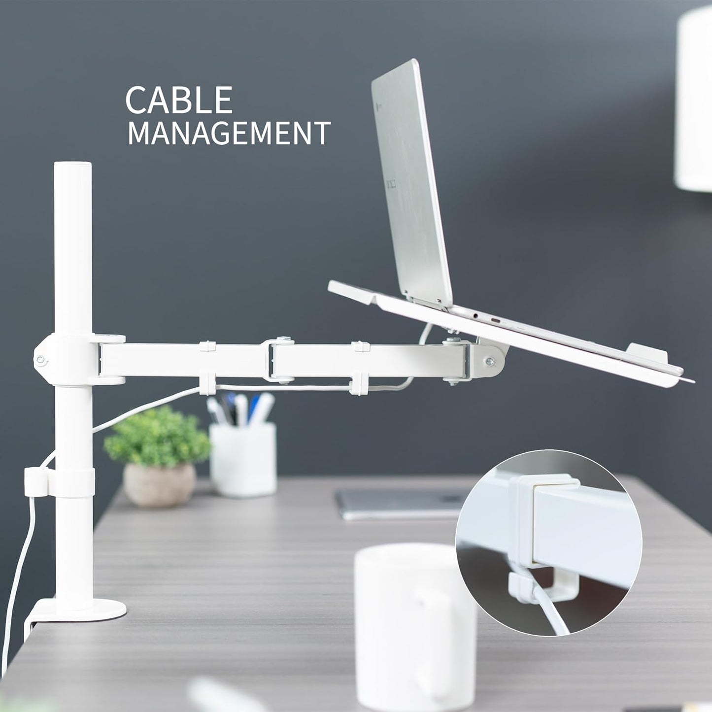 VIVO Fully Stands Adjustable Laptop Desk Mount Stand Notebook Extension NEW
