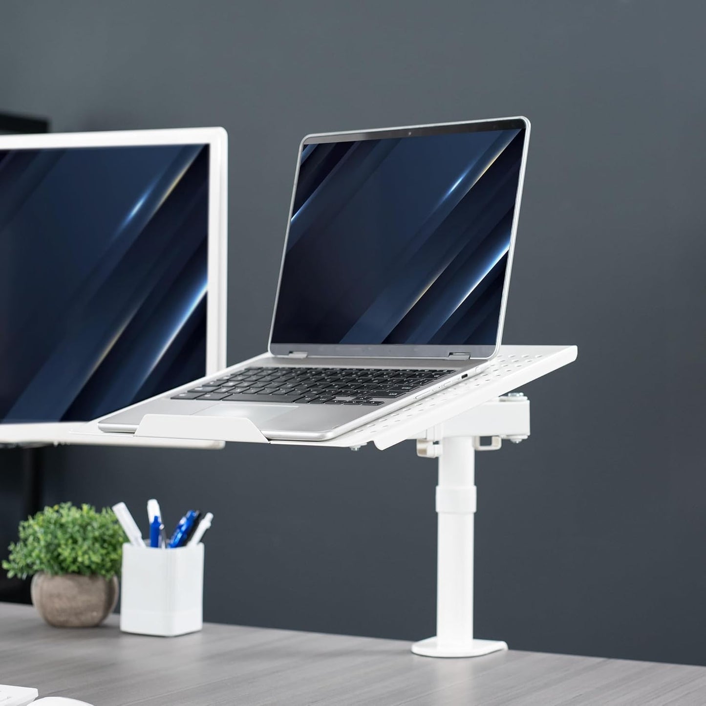 VIVO Fully Stands Adjustable Laptop Desk Mount Stand Notebook Extension NEW