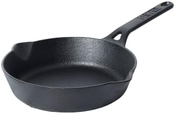 Meyer Pre-Seasoned Cast Iron Frying Pan 24cm Toxin-Free Nonstick Cooking NEW