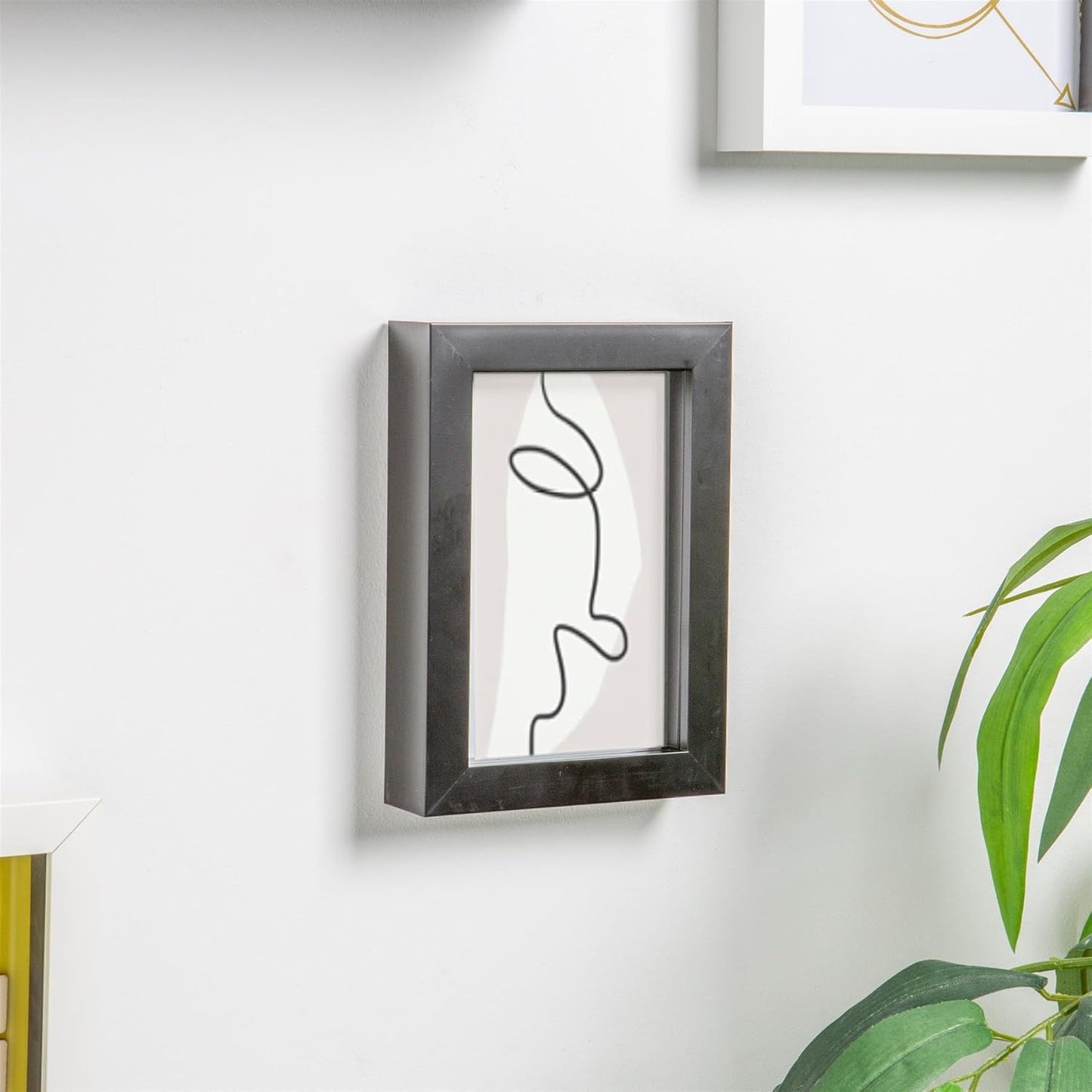 Nicola Spring 3D Shadow Box Photo Frames Black 4 x 6" (10 15cm) Pack of 5 NEW