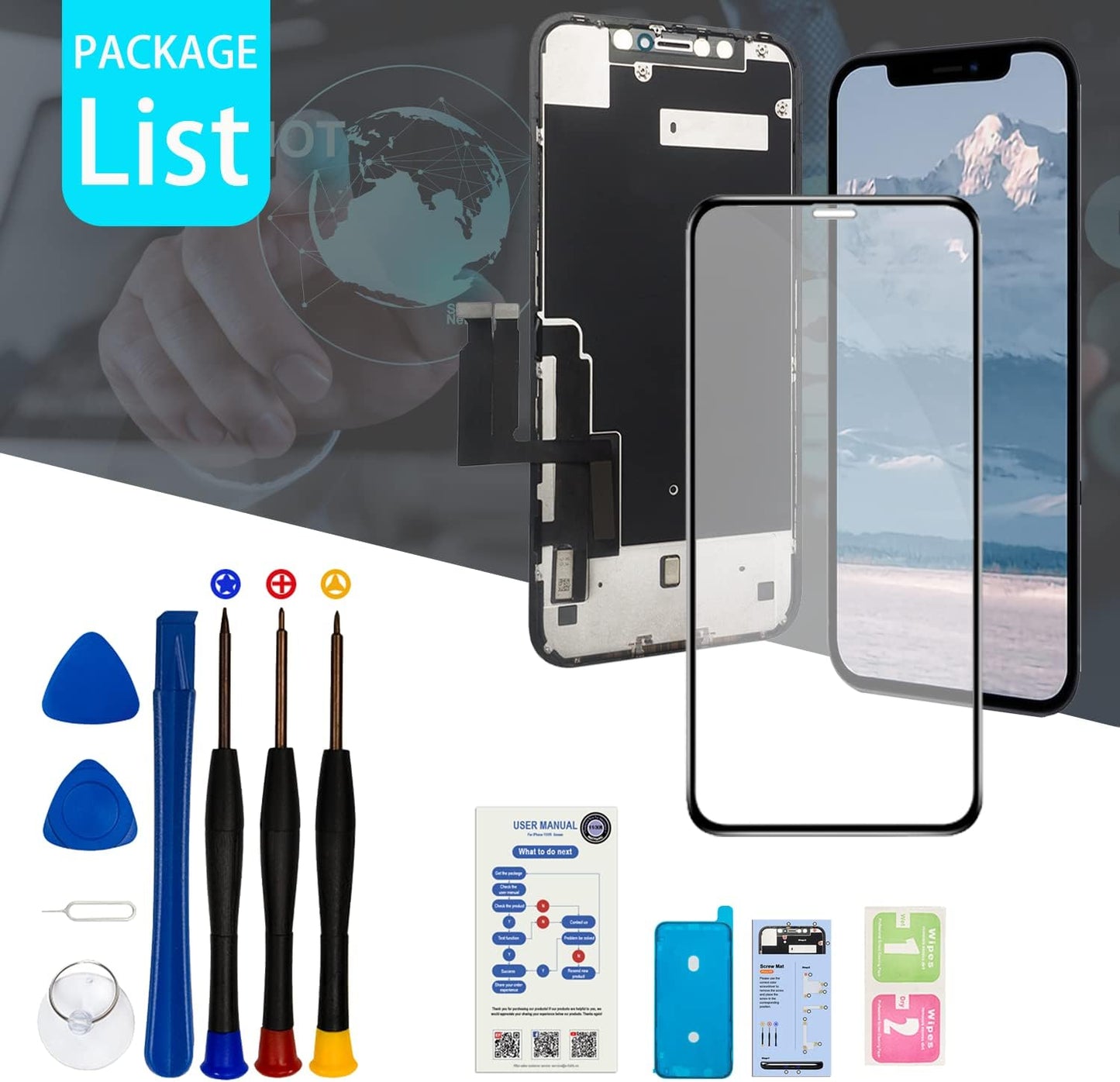 SIMDOG 6.1" COF Screen Replacement LCD Display Digitizer for iPhone 11 NEW