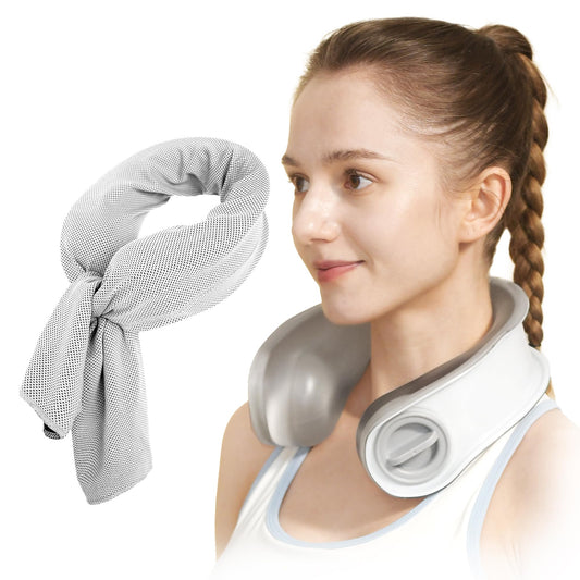 Samply Reusable Ice Packs for Neck & Shoulder Cold Compress Pain Relief Grey NEW