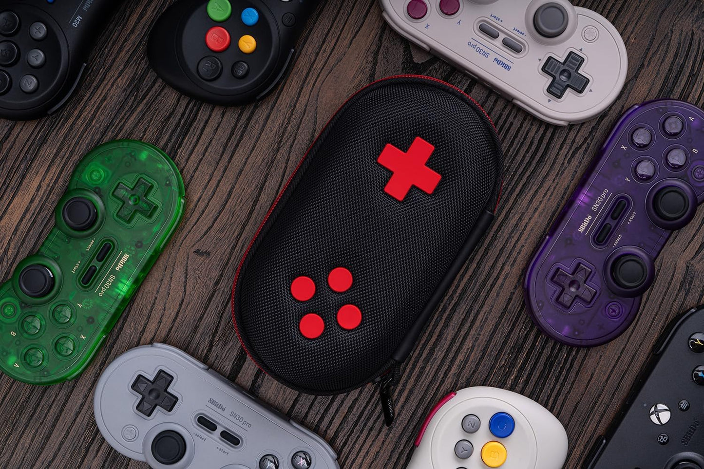 8Bitdo Classic Electronics Controller Travel Case for SN30 Pro, M30 NEW