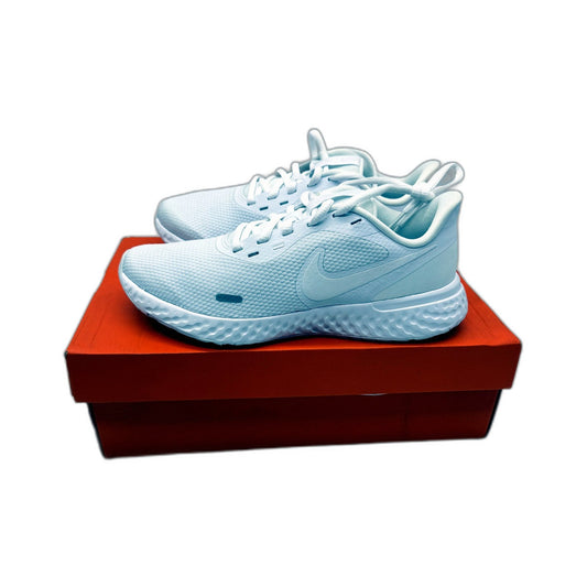 Nike Womens Revolution 5 Lightweight All White Running Shoes US 7.5 NEW