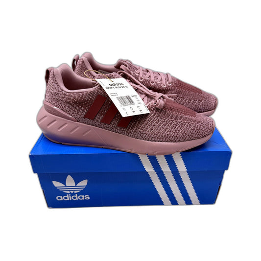 adidas Womens Swift Run 22 Mauve/Magenta Running Shoes Size US 9 NEW