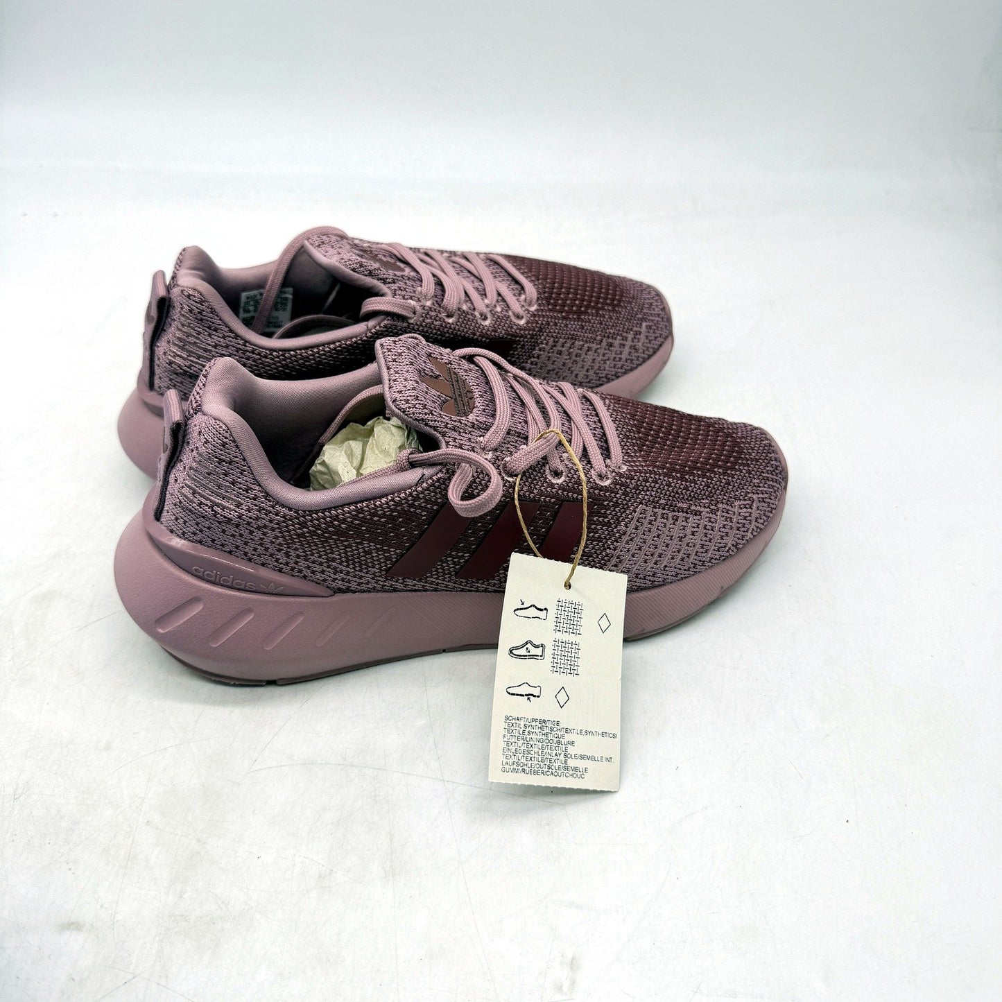 adidas Womens Swift Run 22 Mauve Purple Running Athletic Shoes US 6.5 NEW
