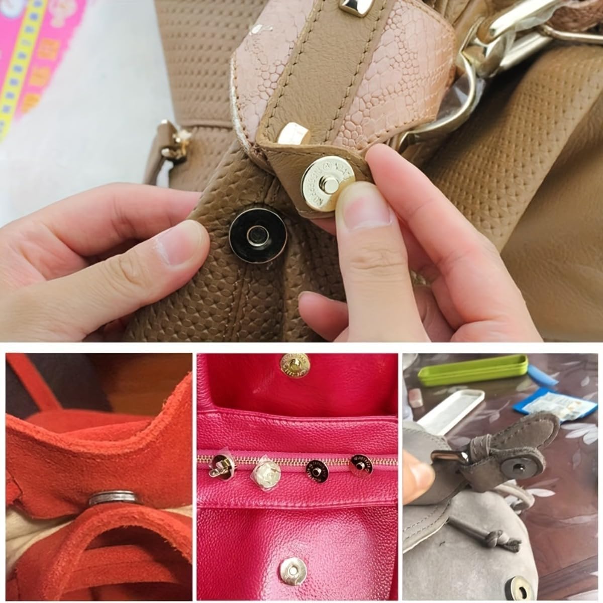 Jorvazyn Colorful Metal Snaps Fasteners for DIY Sewing Crafts Projects NEW