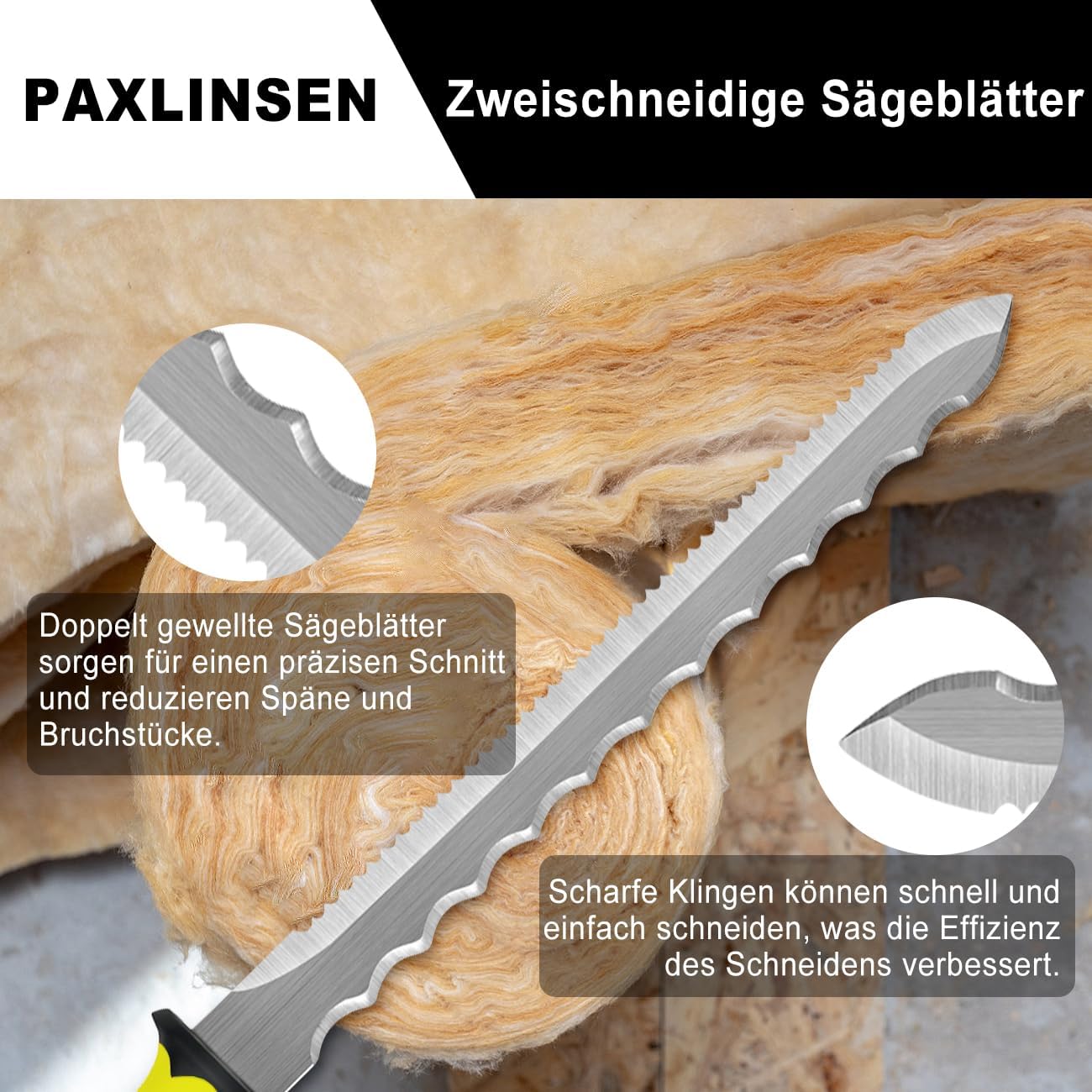 paxlloonge Stainless Knives Steel Garden Knife with Yellow Handle - Durable NEW