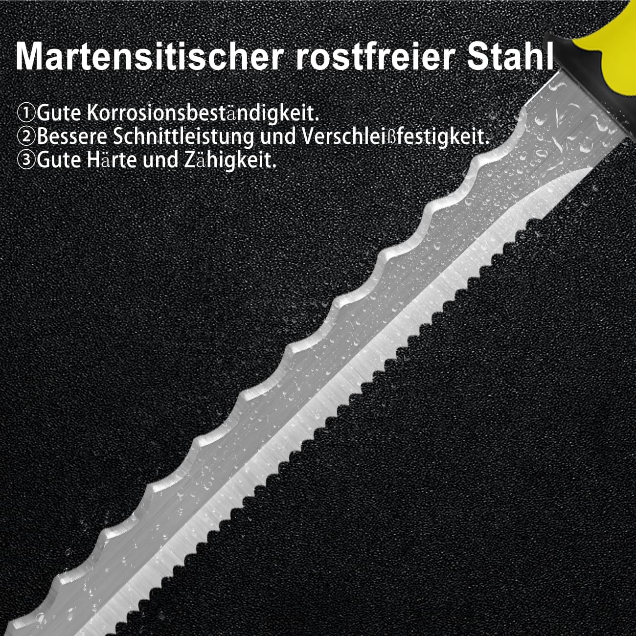 paxlloonge Stainless Knives Steel Garden Knife with Yellow Handle - Durable NEW