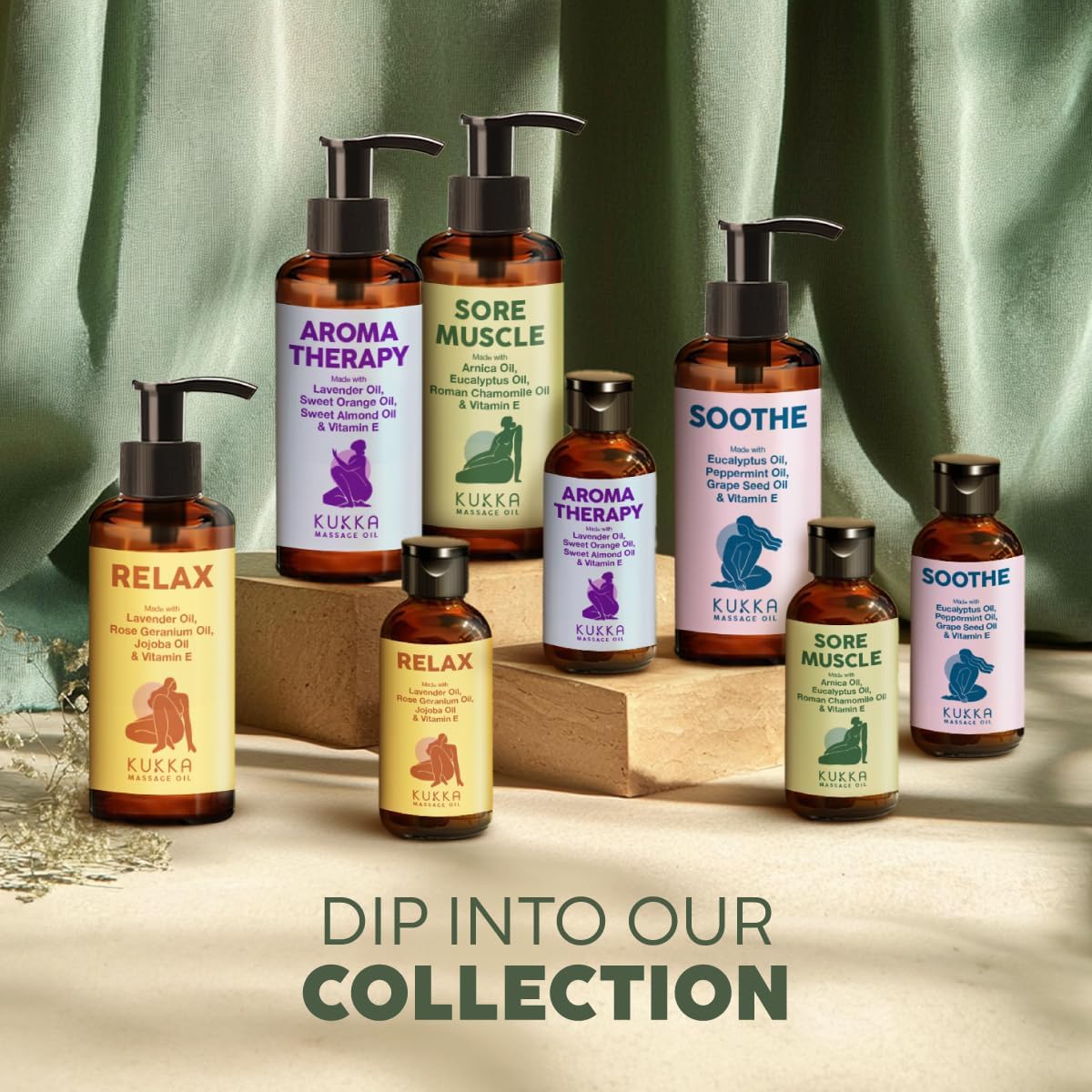KUKKA Soothing Warming Massage Oil 100ml - Spa Quality Essential Oils NEW