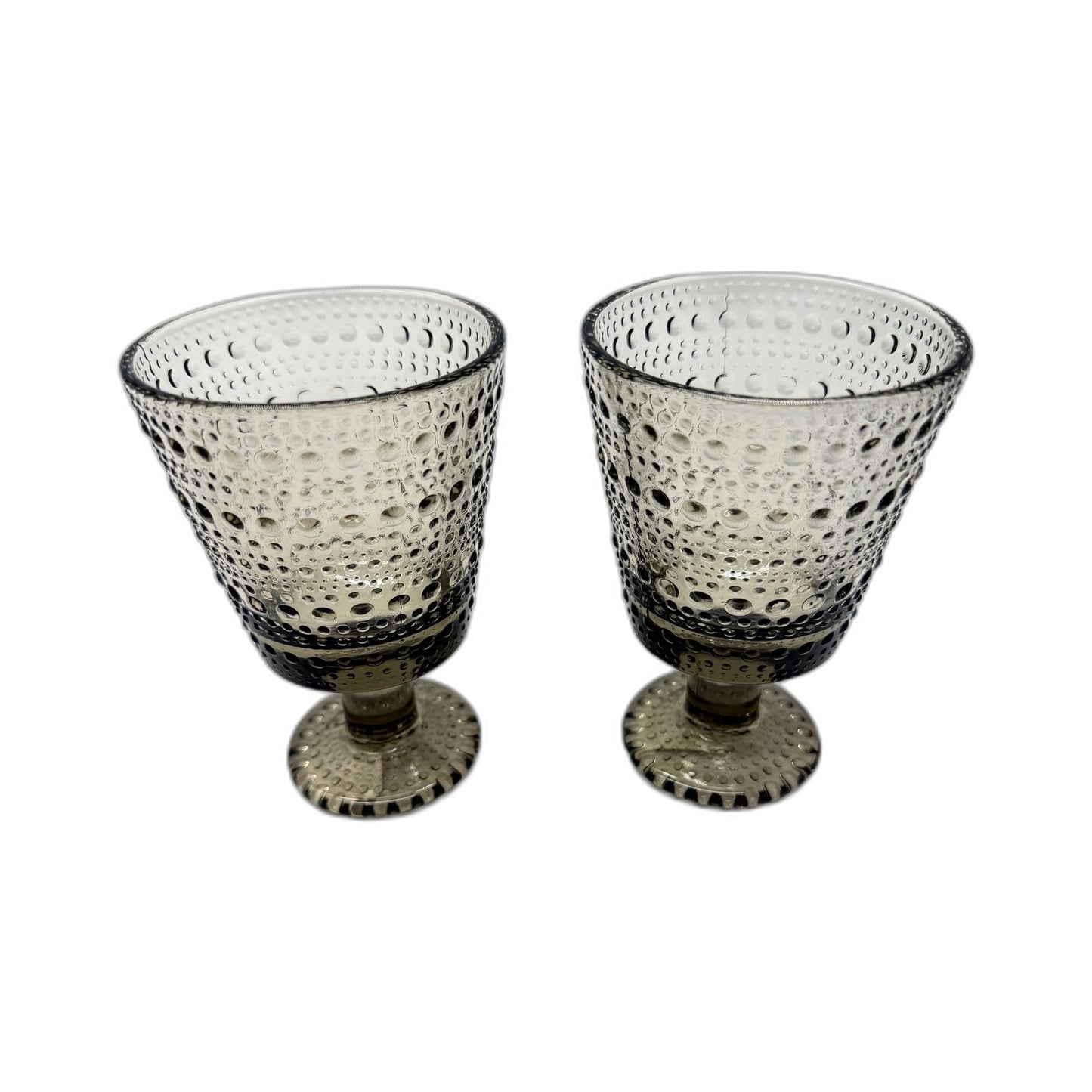 iittala 26cl Clear with Black Accents Universal Drinking Glasses Juomalasi NEW