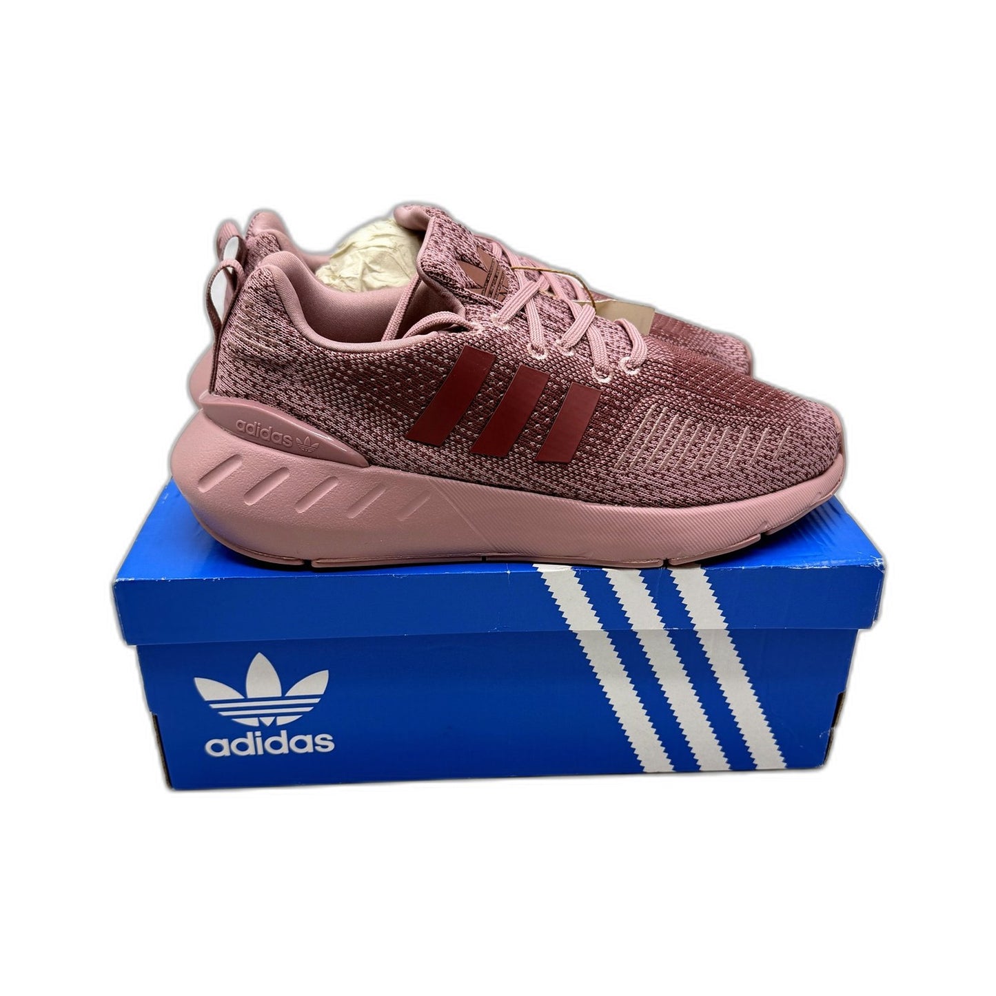 adidas Womens Swift Run 22 Lightweight Mauve Running Shoes Size US 6 NEW