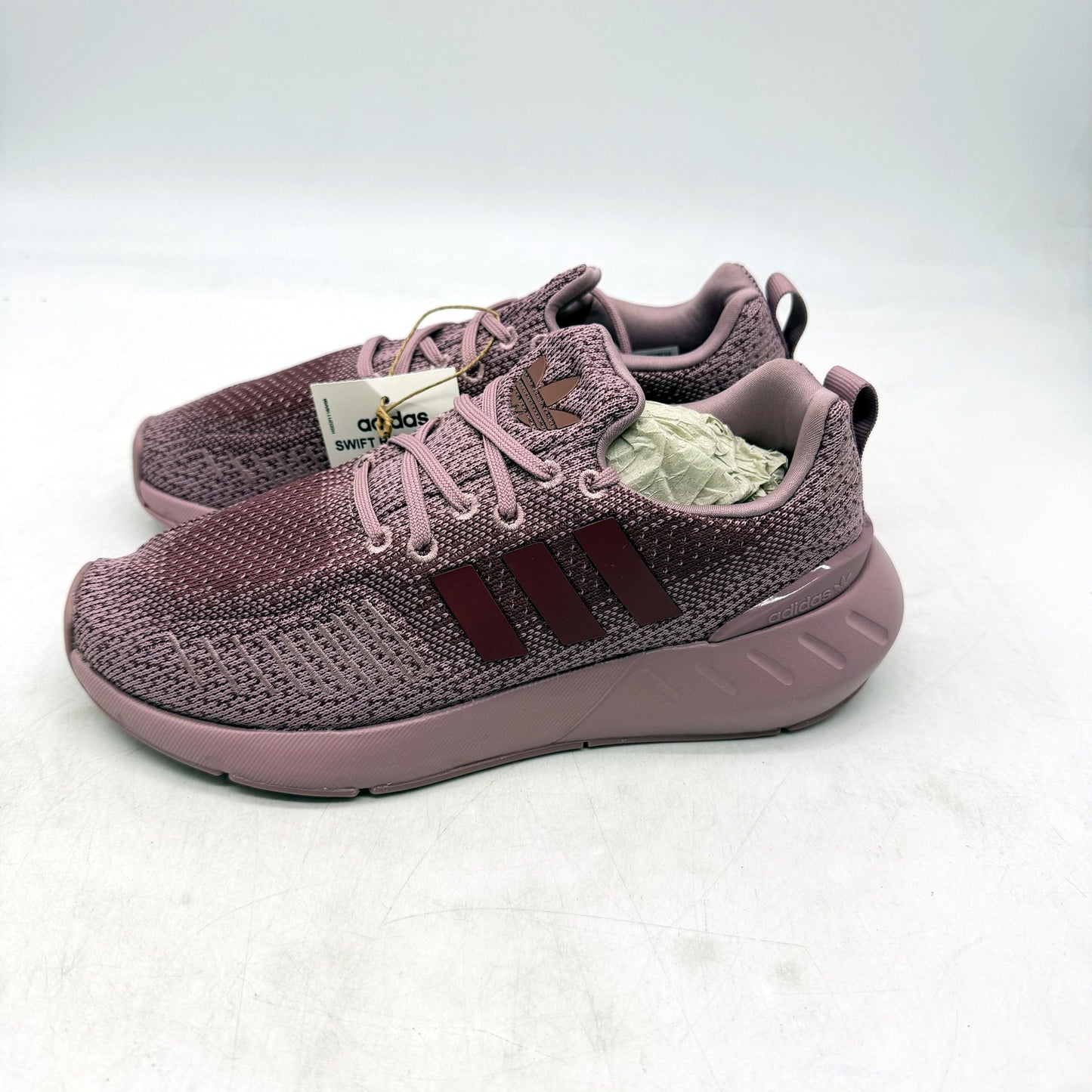 adidas Womens Swift Run 22 Lightweight Mauve Running Shoes Size US 6 NEW