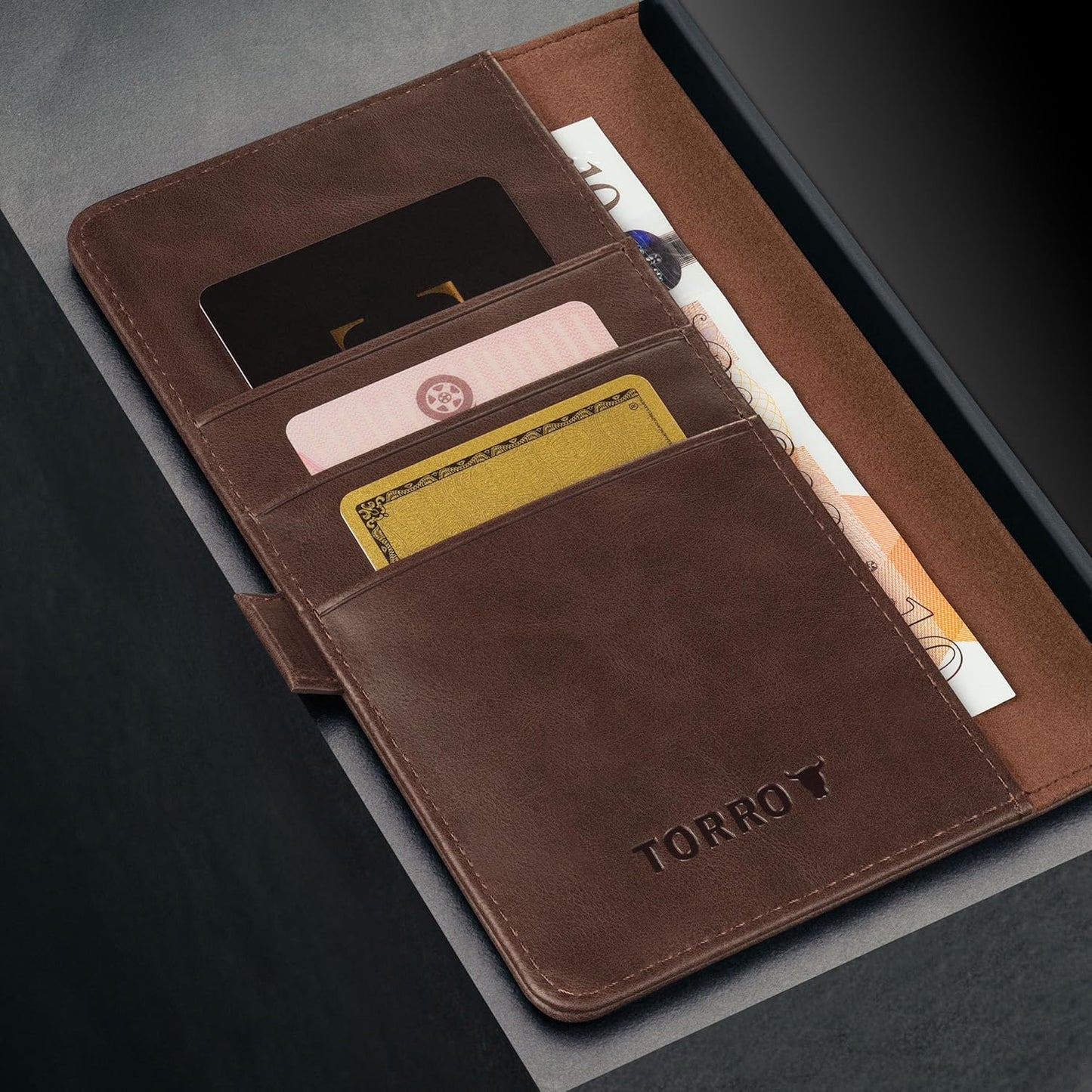 TORRO Premium Leather Flip & Wallet Case for Samsung Galaxy S25 Ultra 5G NEW
