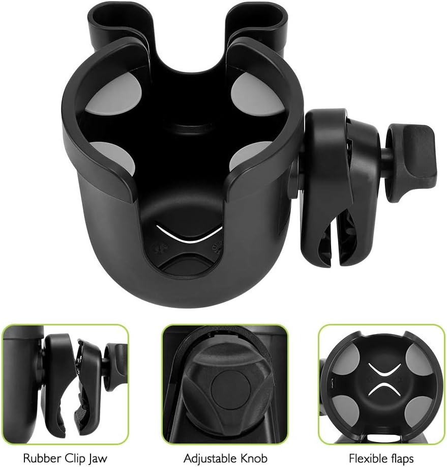 Accmor Universal Parent Cup Holder with Phone Mount Bike Accessory Noir DEMO