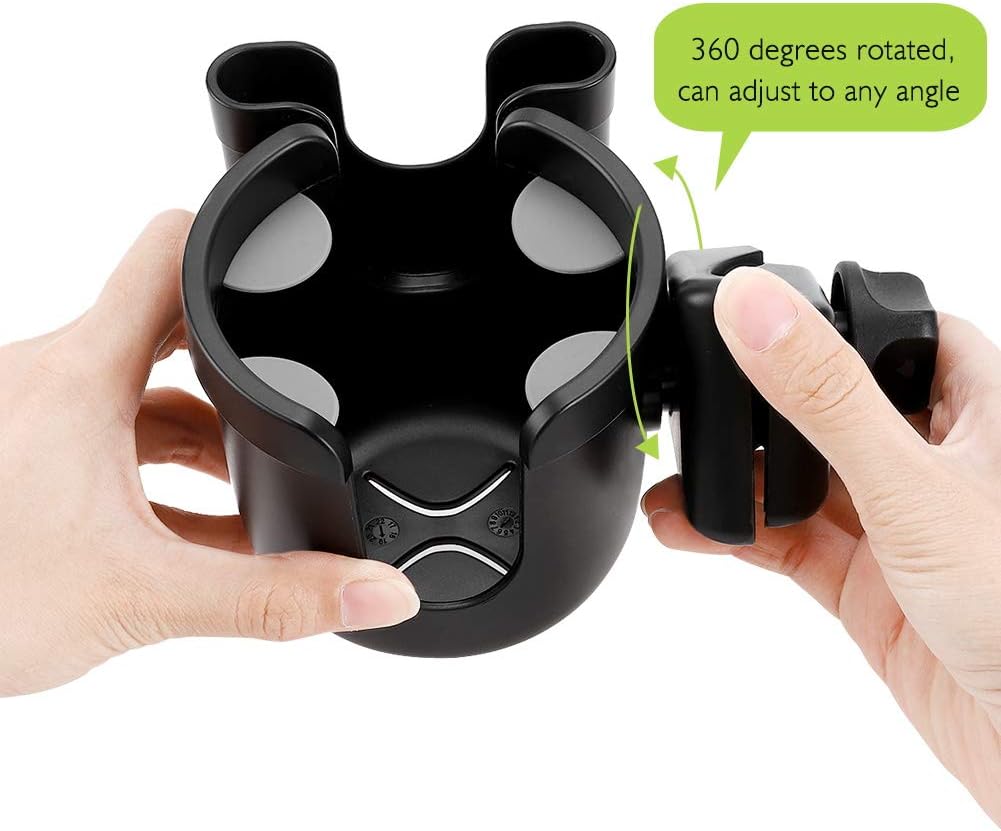 Accmor Universal Parent Cup Holder with Phone Mount Bike Accessory Noir DEMO