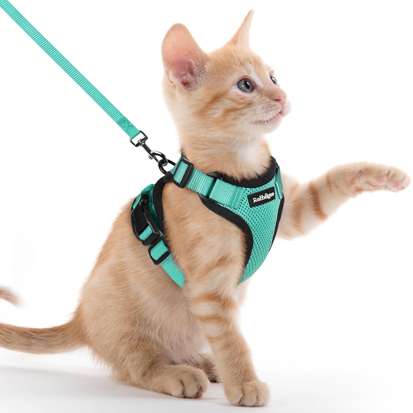 rabbitgoo Escape Harnesses Proof Soft Adjustable Nylon Cat Harness XXS NEW