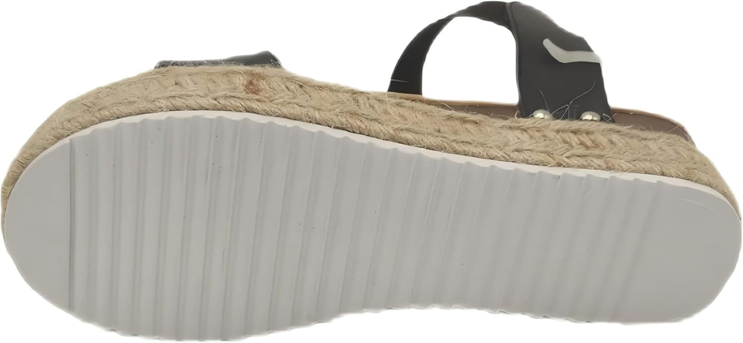MZYU Casual Summer Wedges Platform Sandals Open Toe Espadrilles Ladies US 5 NEW