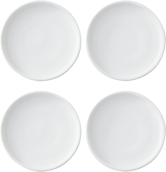 Penyou Woiida Accessories 4" White Ceramic Flower Pot Saucers Pack of 4 NEW