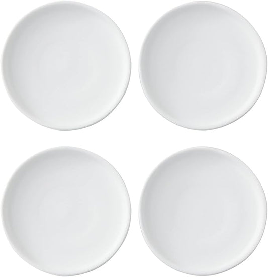 Penyou Woiida Accessories 4" White Ceramic Flower Pot Saucers Pack of 4 NEW