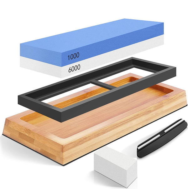 LQUAN 1000/6000 Whetstones Double-Sided Professional Whetstone Knife NEW