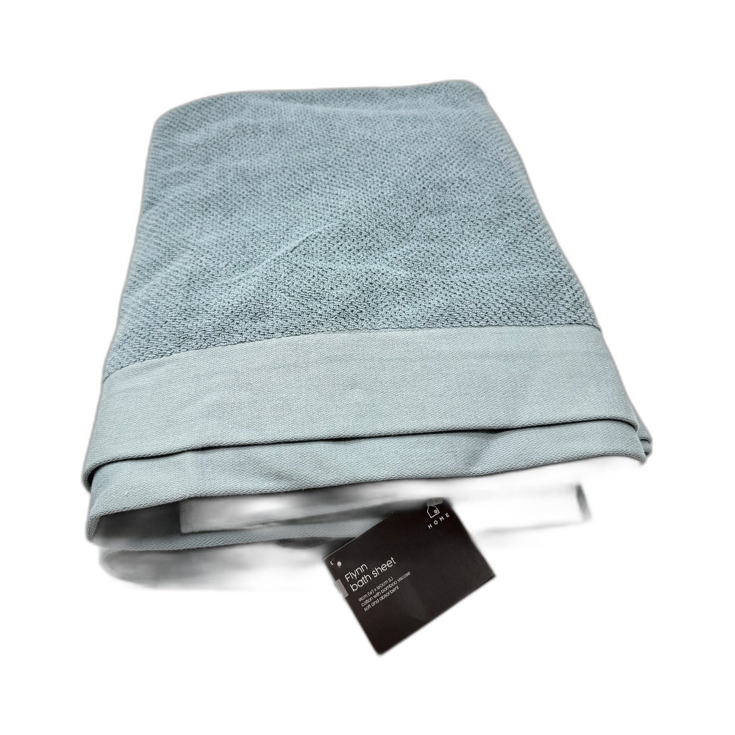 Target Flynn Mid Blue Cotton Bath Sheets - Soft, Absorbent 2-Pack NEW