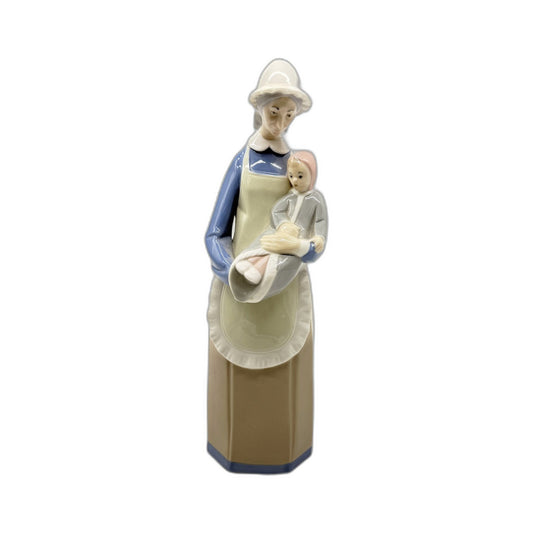 Rex Valencia Porcelain Figurine Mother and Child Collectible Made In Spain 30cm