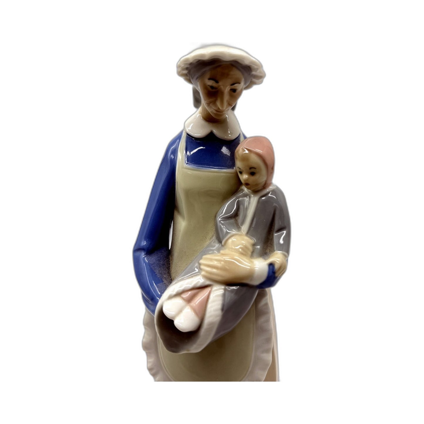 Rex Valencia Porcelain Figurine Mother and Child Collectible Made In Spain 30cm
