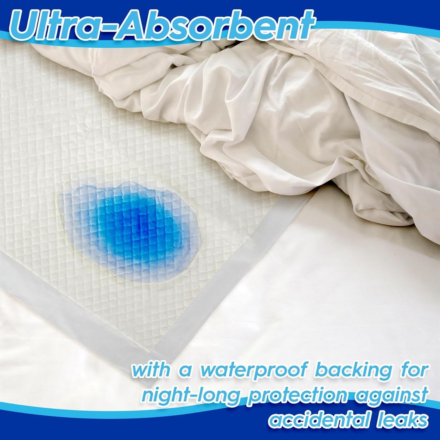 Harbour Housewares 150 Disposable Incontinence Bed Pads, White Size SMALL NEW