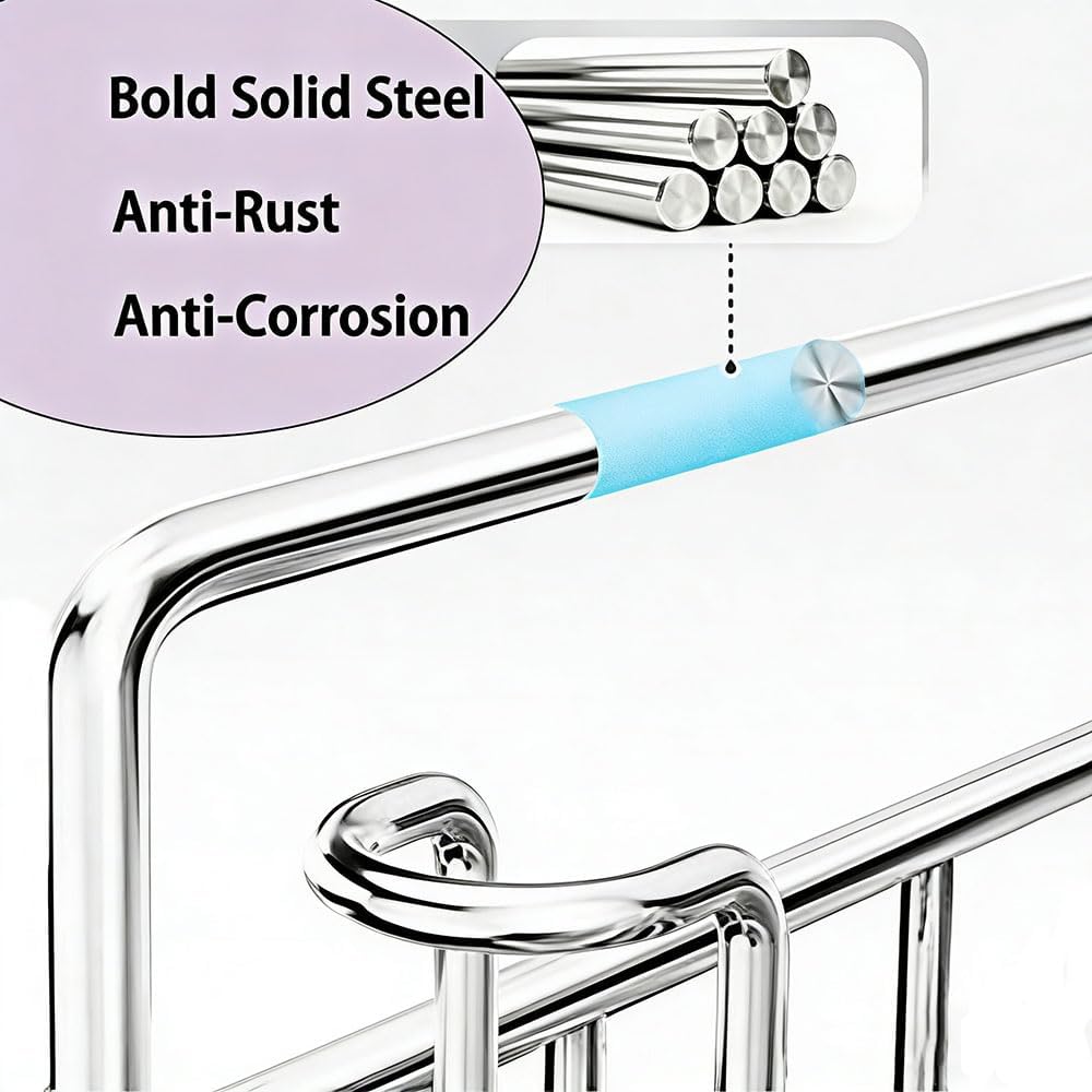 YLJHDD Solid 304 Stainless Steel Dish Rack, Versatile Drainer for Kitchen NEW