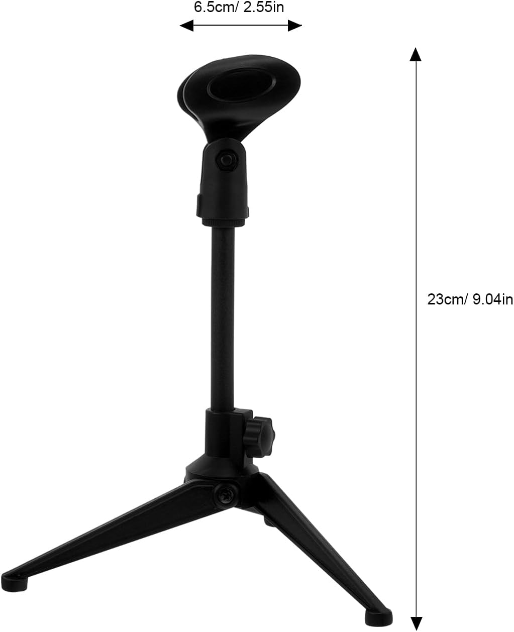 ULTECHNOVO 4 Adjustable Stands Height Desktop Table Microphone Stand Podcast NEW
